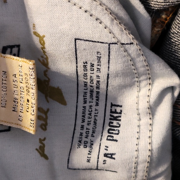 7 for all mankind A pocket jeans size 25 - Picture 15 of 15